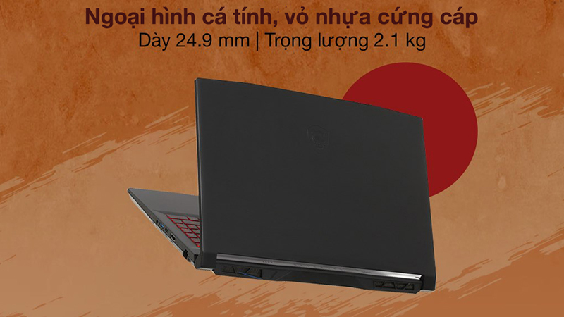Tông màu vỏ đen nhám, đậm cá tính